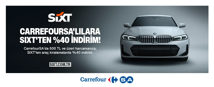 carrefoursa sixt indirimi